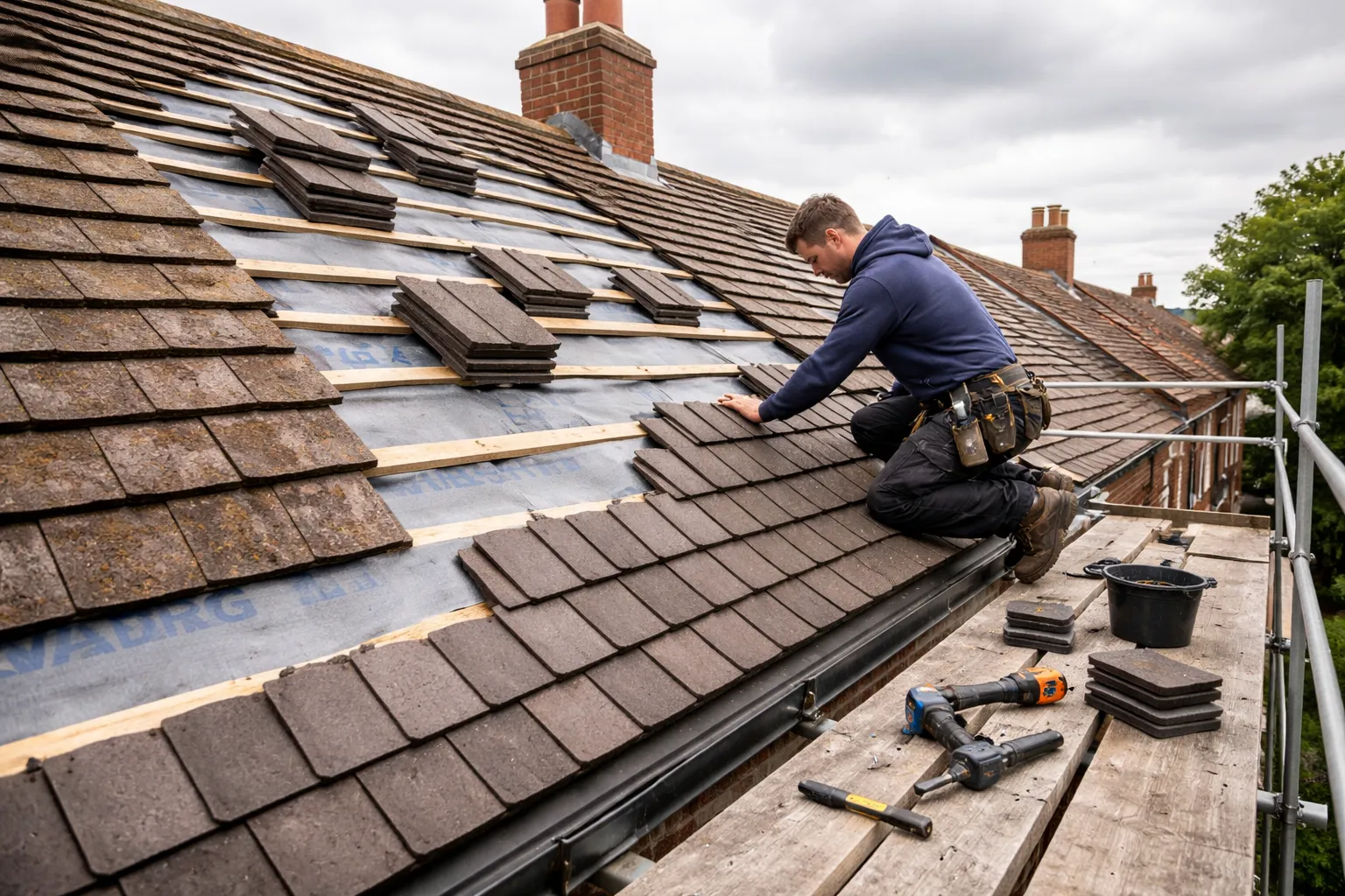 Repointing & roofline in Summertown, Oxford